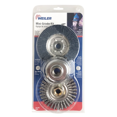 Weiler Mini-Grinder Accessory Kit, Retail Pack 13001